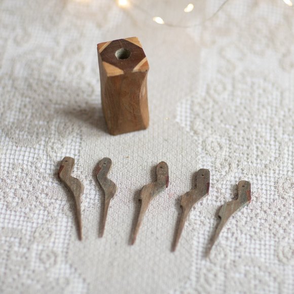 handmade wood sticks for tapas / cheese - Picture 4 of 5